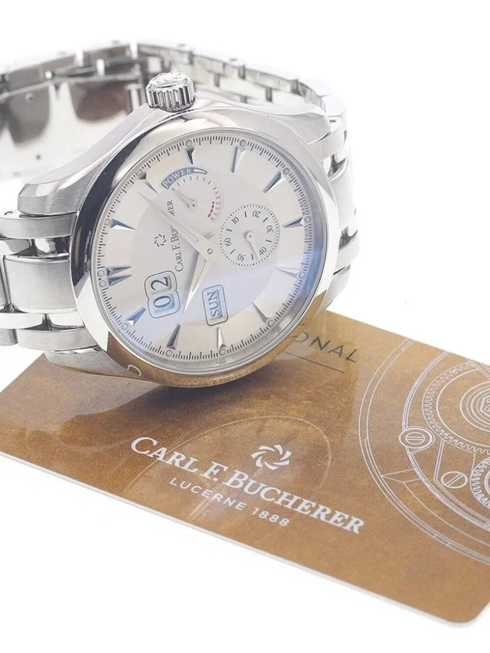 CARL F.BUCHERER Manero 00.10912.08.13.21 Day-Date Power Reserve AT Men's_966485